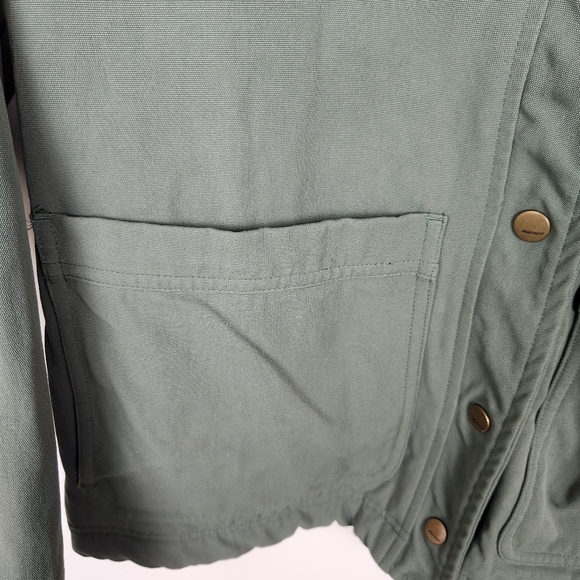 Marmot Green Fleece Lined Pioneer Button Up Jacket Sz S - Picture 4 of 11